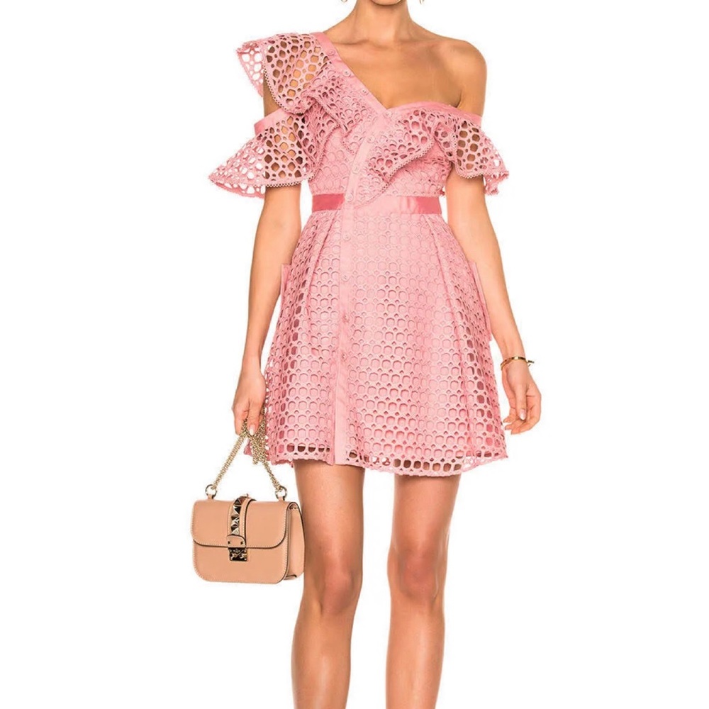 Self Portrait pink dress US size 4